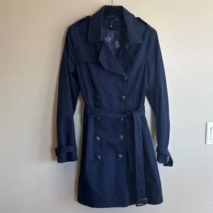 Women’s Navy Blue Trench Coat by H&M